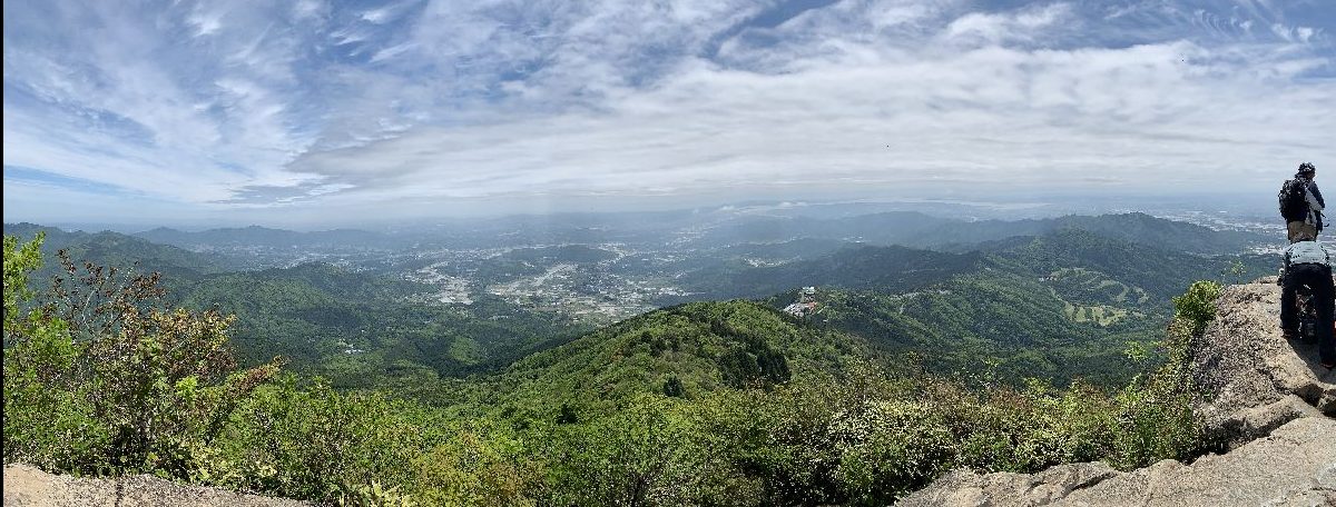 筑波山山頂からの景色