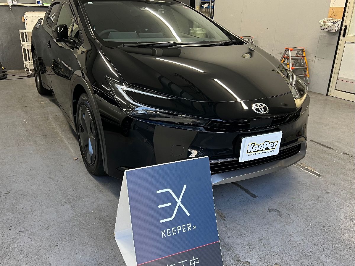 KeePer LABO Blog トヨタ プリウスにEXキーパープレミアム（岡崎店 松川）