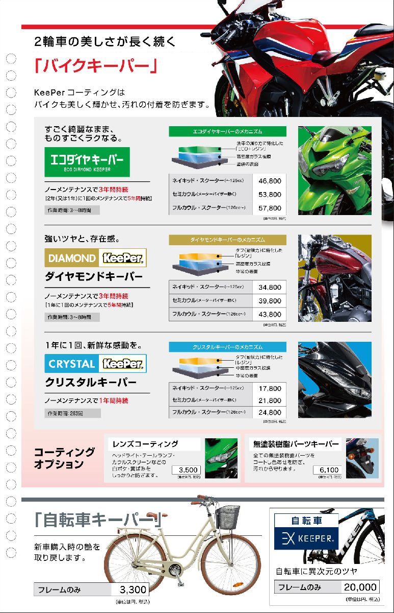 KeePer LABO Blog バイクキーパーのご紹介です！ 江南店 井口